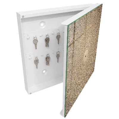 Wall mounted key box Ornamental mandala
