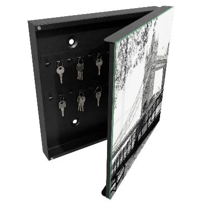 Wall mounted key box Gothic bridge