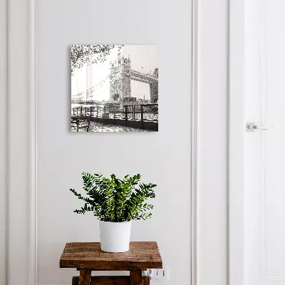 Wall mounted key box Gothic bridge