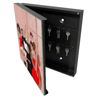 Key box for wall Jazz scene