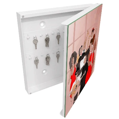 Key box for wall Jazz scene