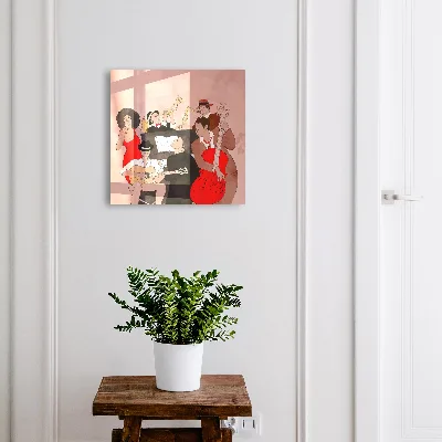 Key box for wall Jazz scene
