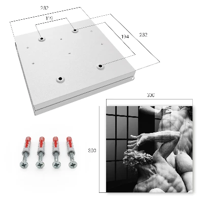 Wall mounted key box Stone emotions