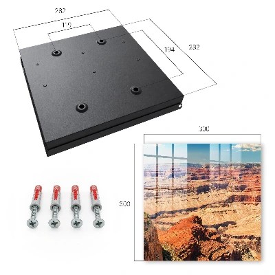 Wall mounted key box Stone beauty