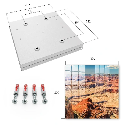 Wall mounted key box Stone beauty
