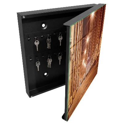 Key box for wall City night