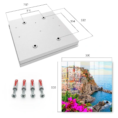 Key box for wall Colorful bay