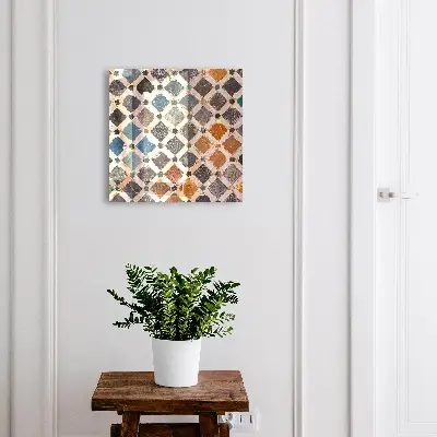 Wall mounted key box Colorful mosaic