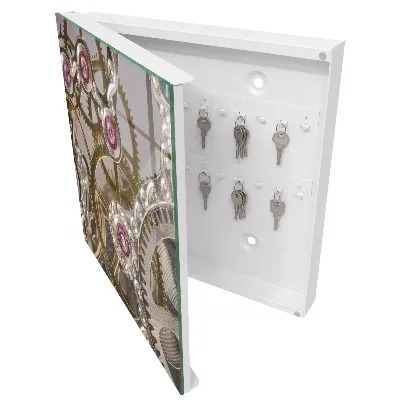 Key box for wall Mechanical elegance