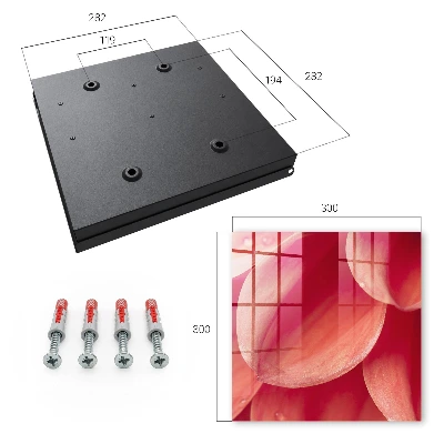 Wall mounted key box Floral intimacy