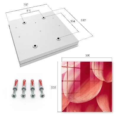 Wall mounted key box Floral intimacy