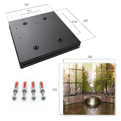 Key box for wall City canal