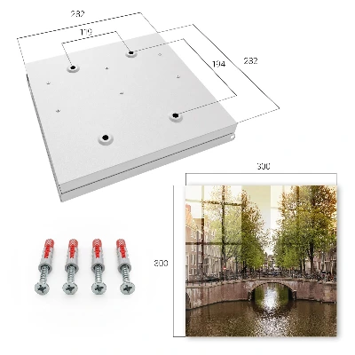 Key box for wall City canal