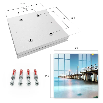 Wall mounted key box Coastal pier