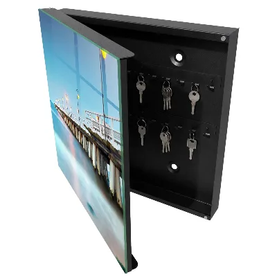 Wall mounted key box Coastal pier