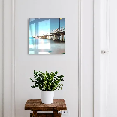 Wall mounted key box Coastal pier