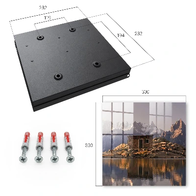 Key box for wall Mountain peace