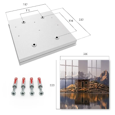 Key box for wall Mountain peace