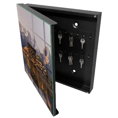 Key box for wall Mountain peace