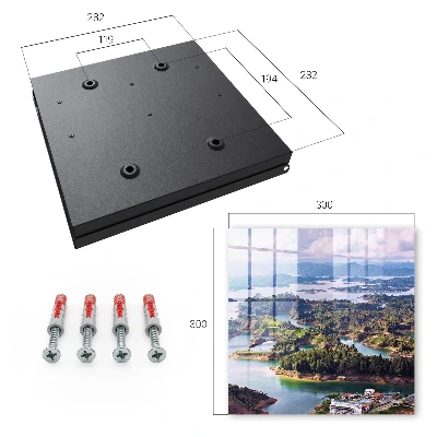Wall mounted key box Green islands