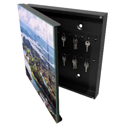 Wall mounted key box Green islands