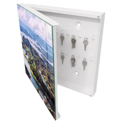 Wall mounted key box Green islands