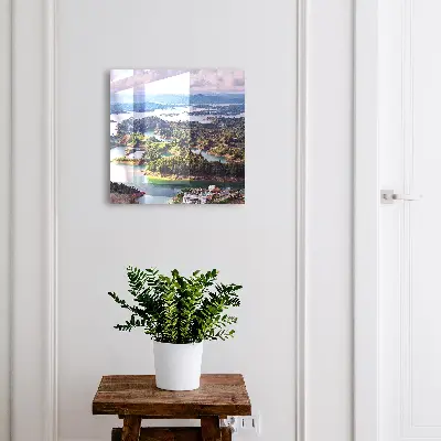 Wall mounted key box Green islands