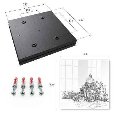 Wall mounted key box Venice lines