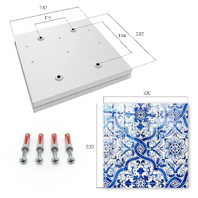 Key box for wall Decorative tiles