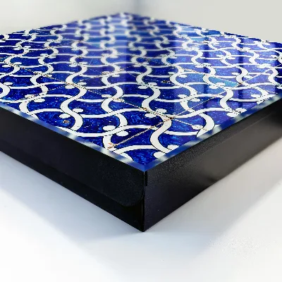 Wall mounted key box Geometric tiles