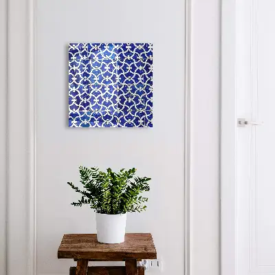 Wall mounted key box Geometric tiles