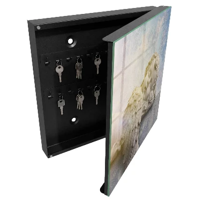 Wall mounted key box Sleeping angel