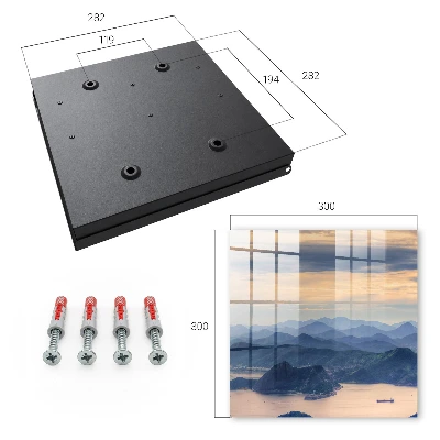 Key cabinet Mountain landscape