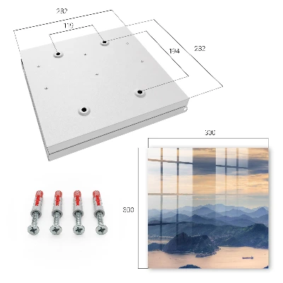 Key cabinet Mountain landscape