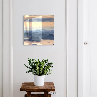 Key cabinet Mountain landscape