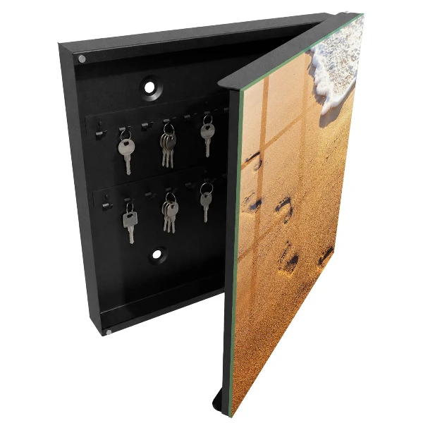 Wall mounted key box Beach tranquility