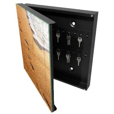 Wall mounted key box Beach tranquility