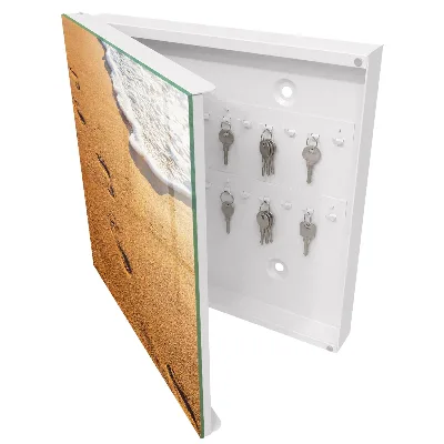 Wall mounted key box Beach tranquility