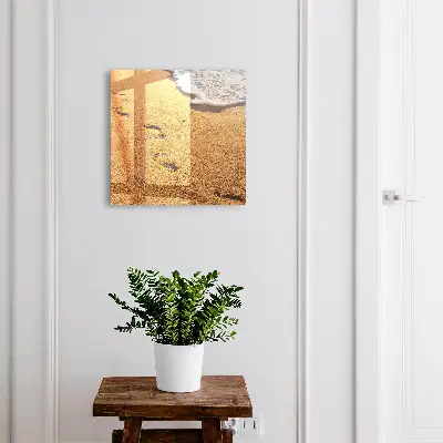 Wall mounted key box Beach tranquility