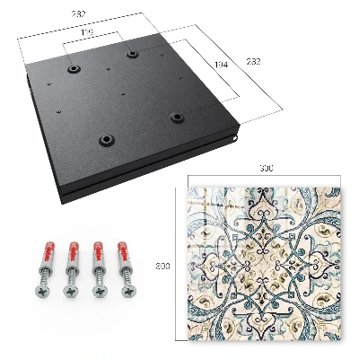 Key box for wall Turquoise ornament