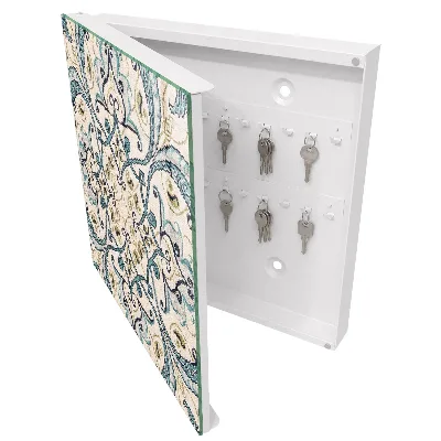 Key box for wall Turquoise ornament