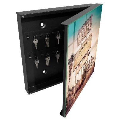 Wall mounted key box Retro motel