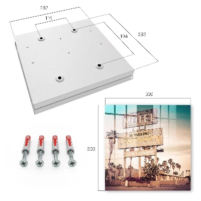 Wall mounted key box Retro motel