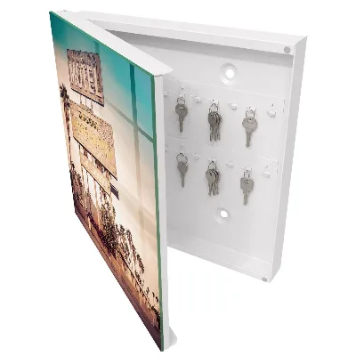 Wall mounted key box Retro motel