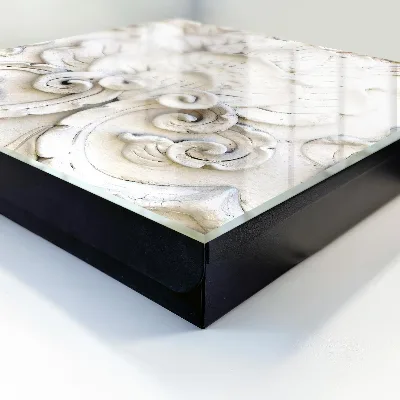 Wall mounted key box Floral ornaments