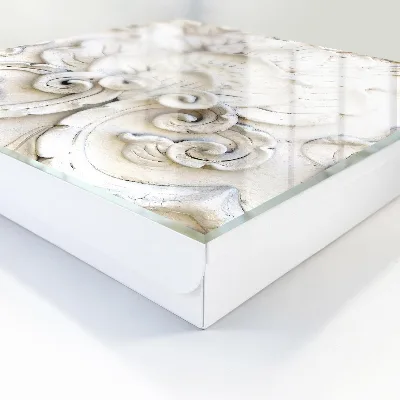 Wall mounted key box Floral ornaments