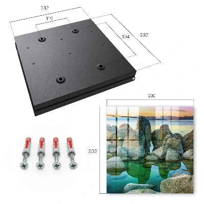 Key box for wall Mountain peace