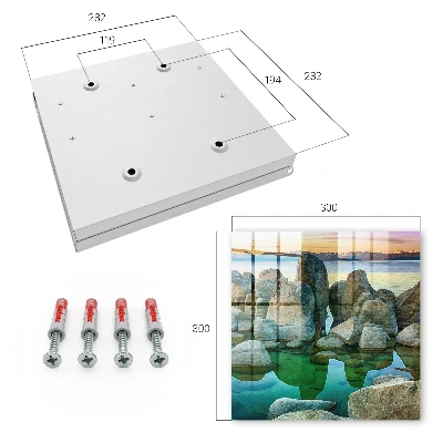 Key box for wall Mountain peace