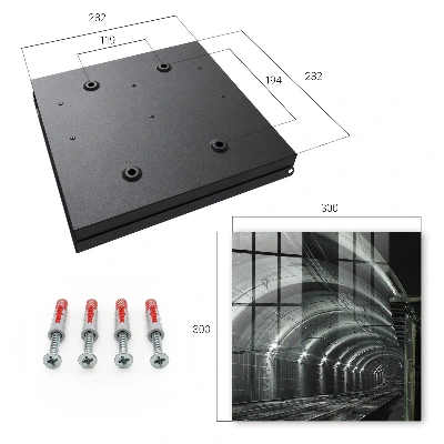 Wall mounted key box Railway tunnel