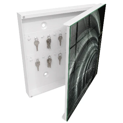 Wall mounted key box Railway tunnel